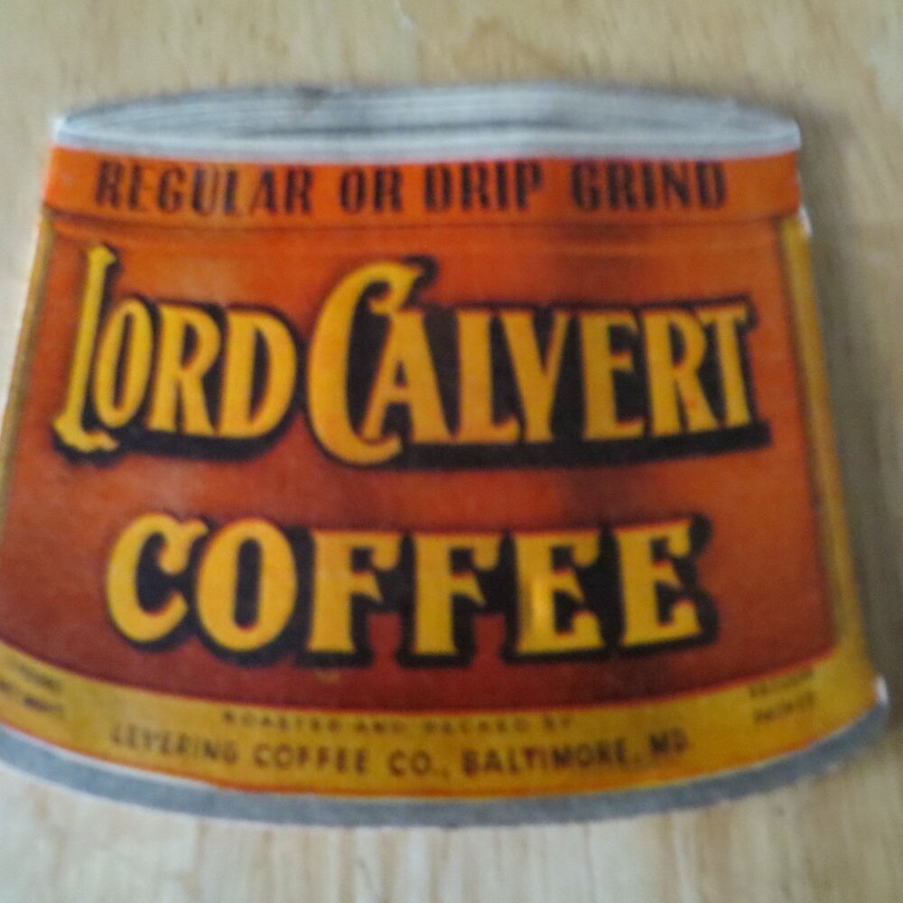 Lot of 5 Lord Calvert Coffee-Vesper Tea Ad Sleeve w/Liberty Sharps 3-9 Sewing
